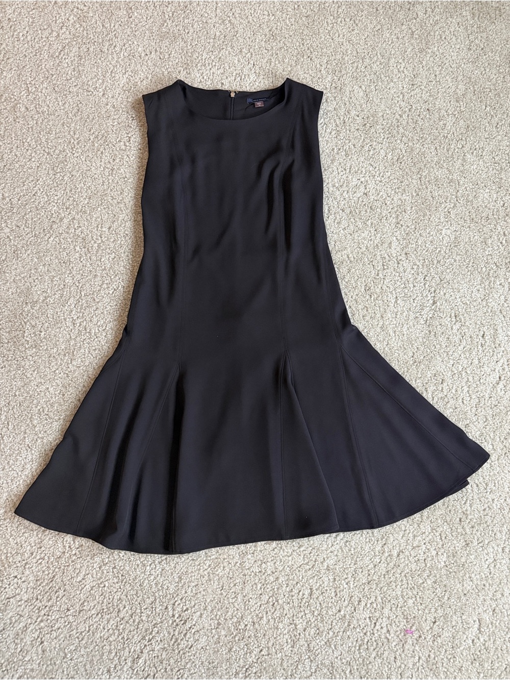 Tommy Hilfiger Black Women's Sleeveless Flare Dress